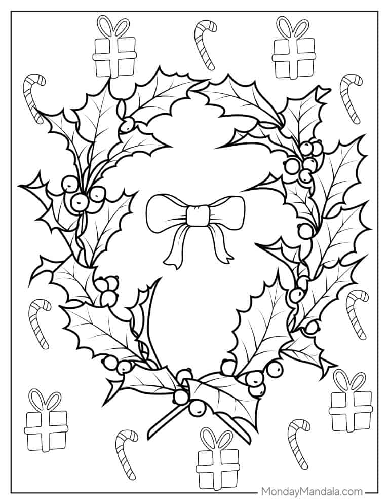 Get 85 Mistletoe Coloring Pages Ideas 55