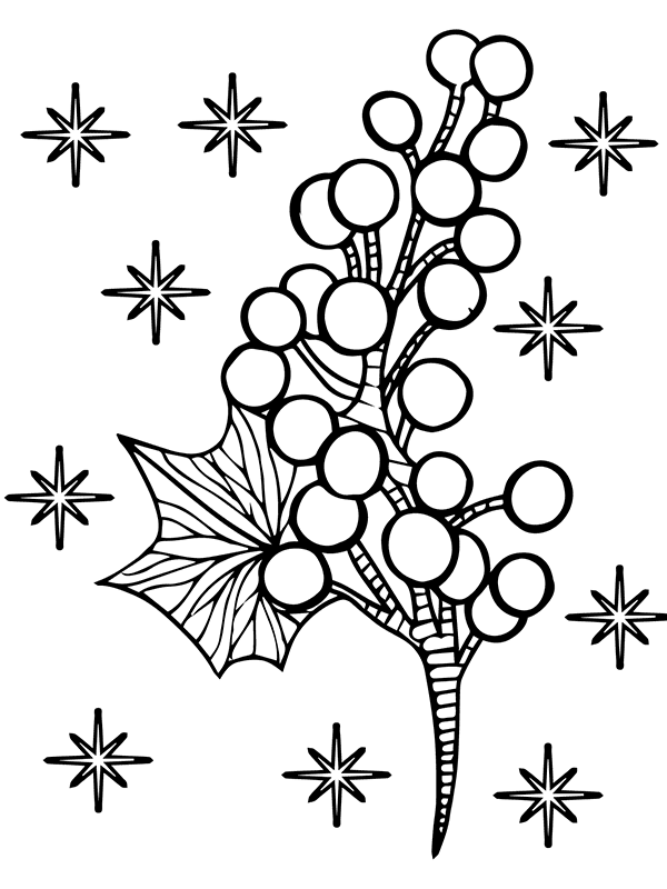 Get 85 Mistletoe Coloring Pages Ideas 58