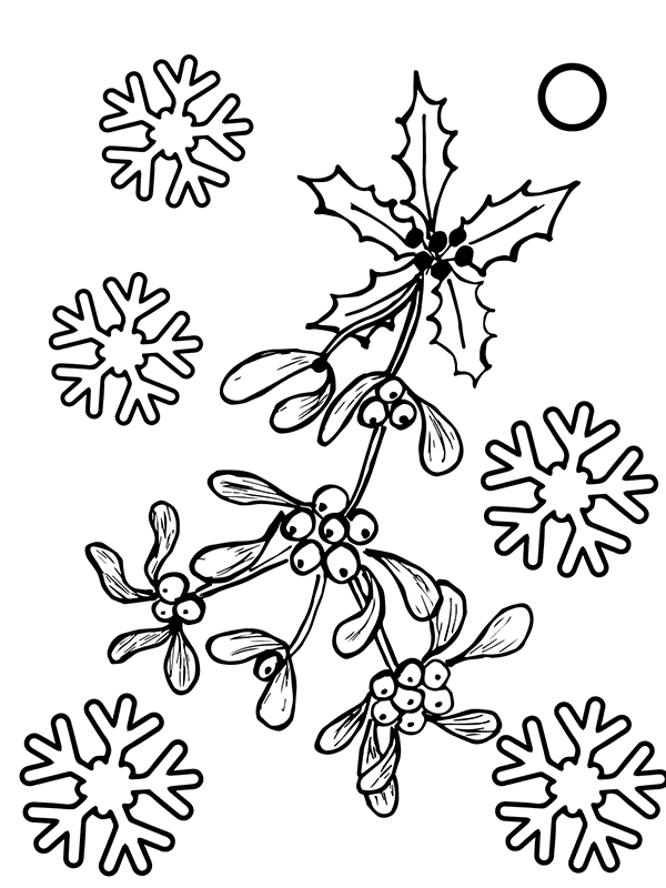 Get 85 Mistletoe Coloring Pages Ideas 61