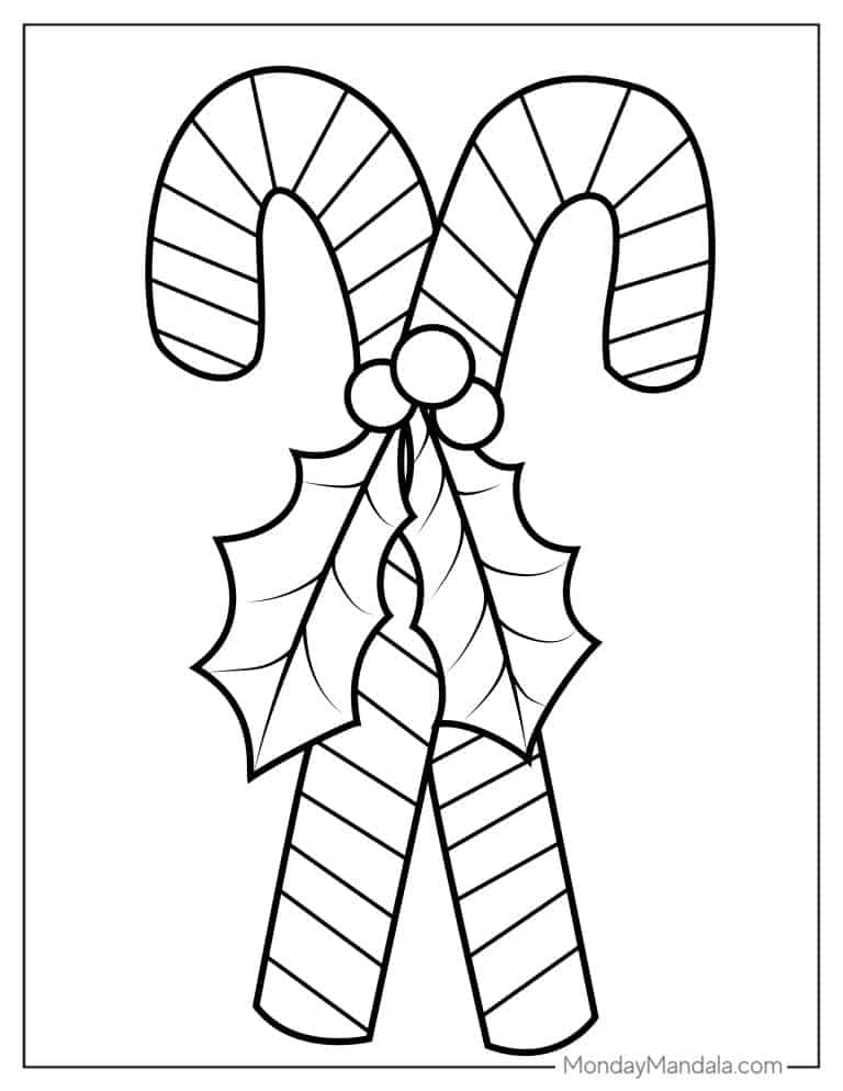 Get 85 Mistletoe Coloring Pages Ideas 8