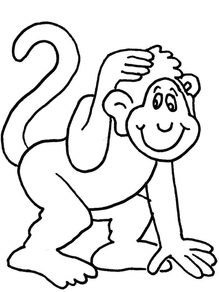 Get 85 Monkey Coloring Printables Ideas 13