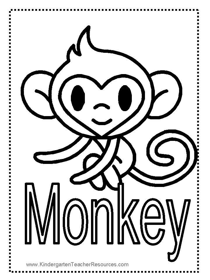 Get 85 Monkey Coloring Printables Ideas 14