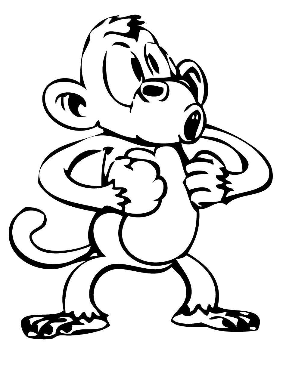 Get 85 Monkey Coloring Printables Ideas 2