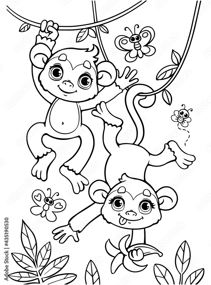 Get 85 Monkey Coloring Printables Ideas 21