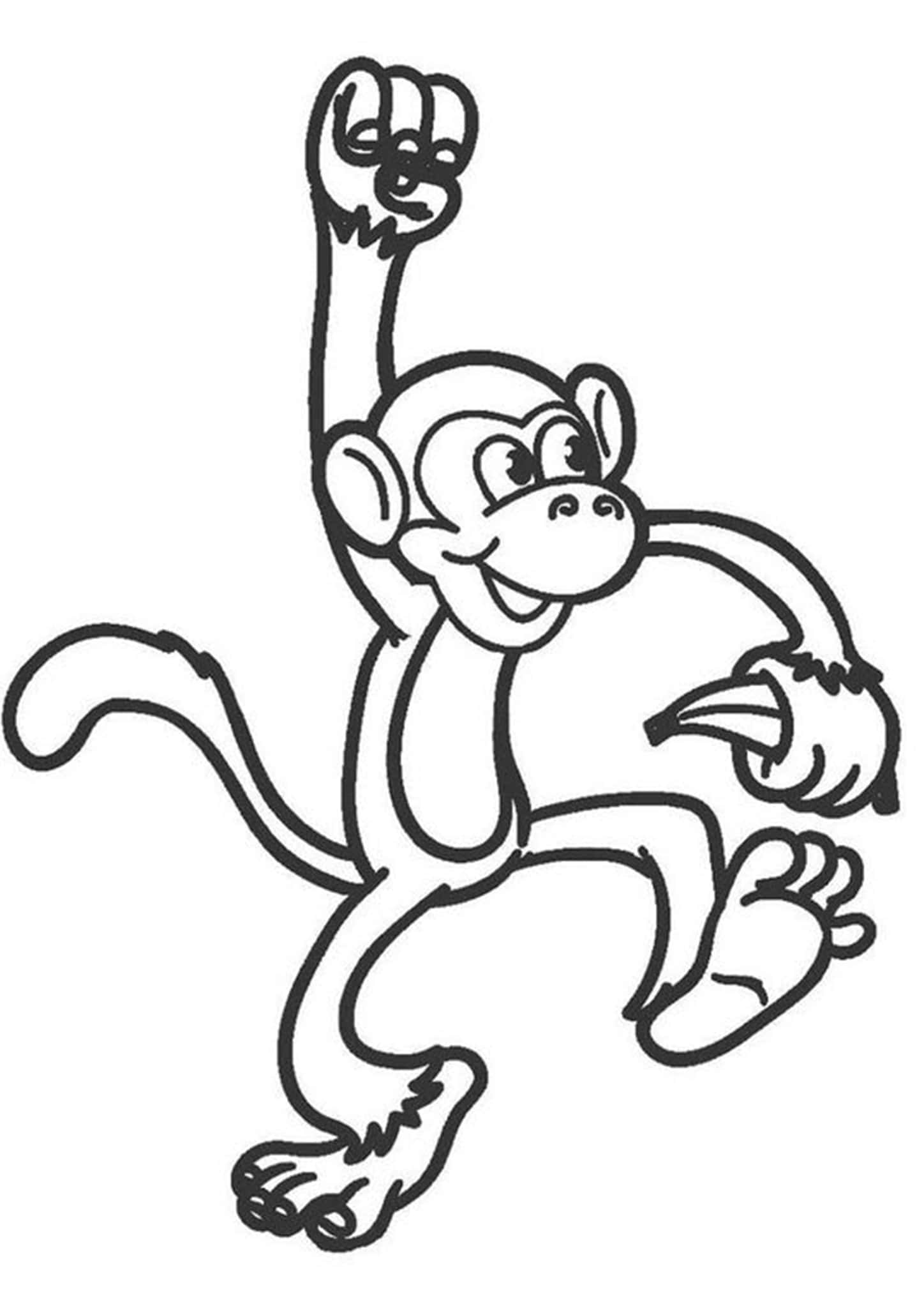 Get 85 Monkey Coloring Printables Ideas 23