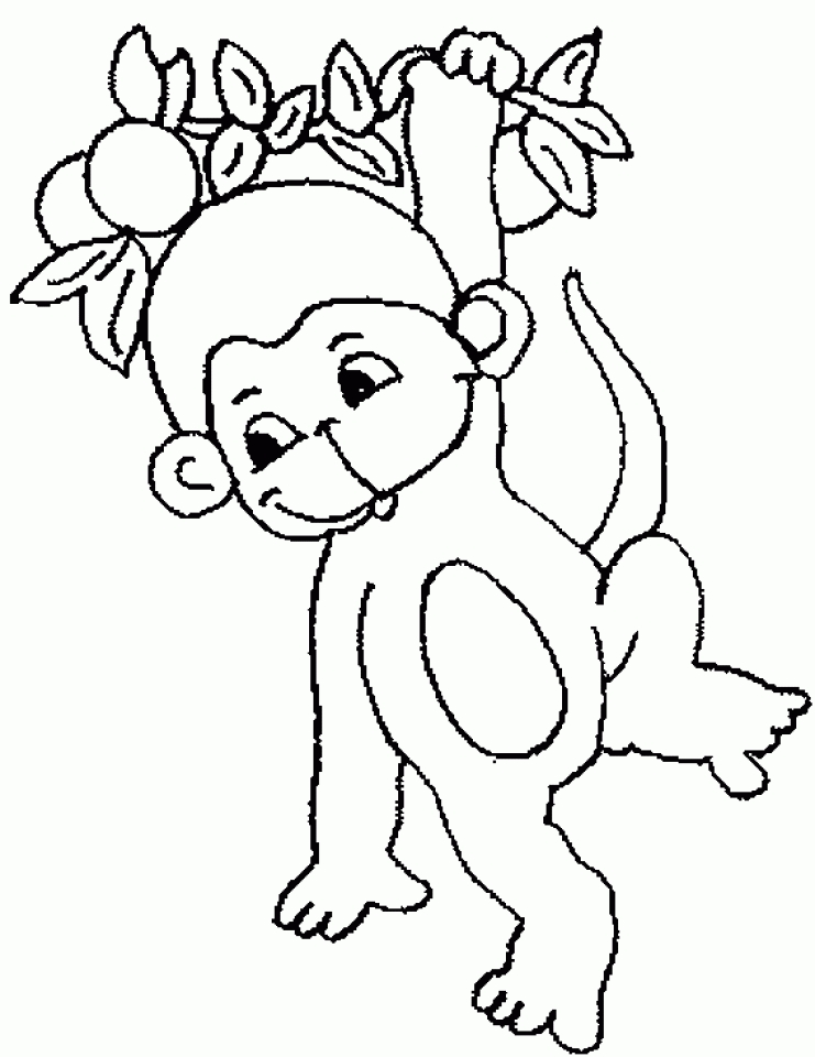 Get 85 Monkey Coloring Printables Ideas 27