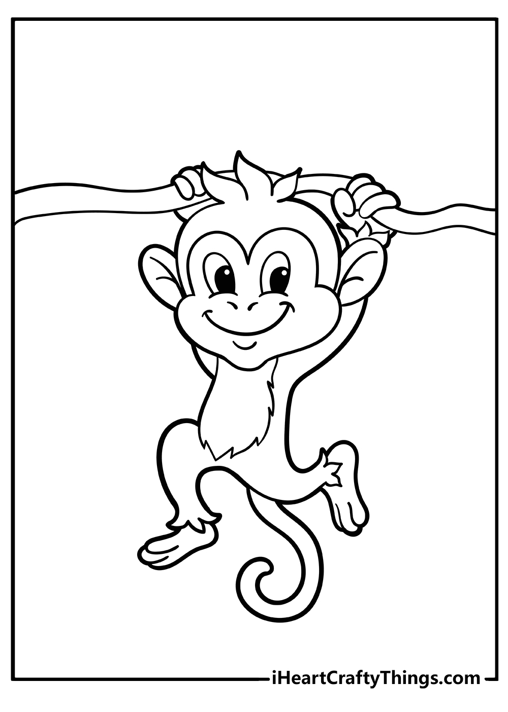 Get 85 Monkey Coloring Printables Ideas 28