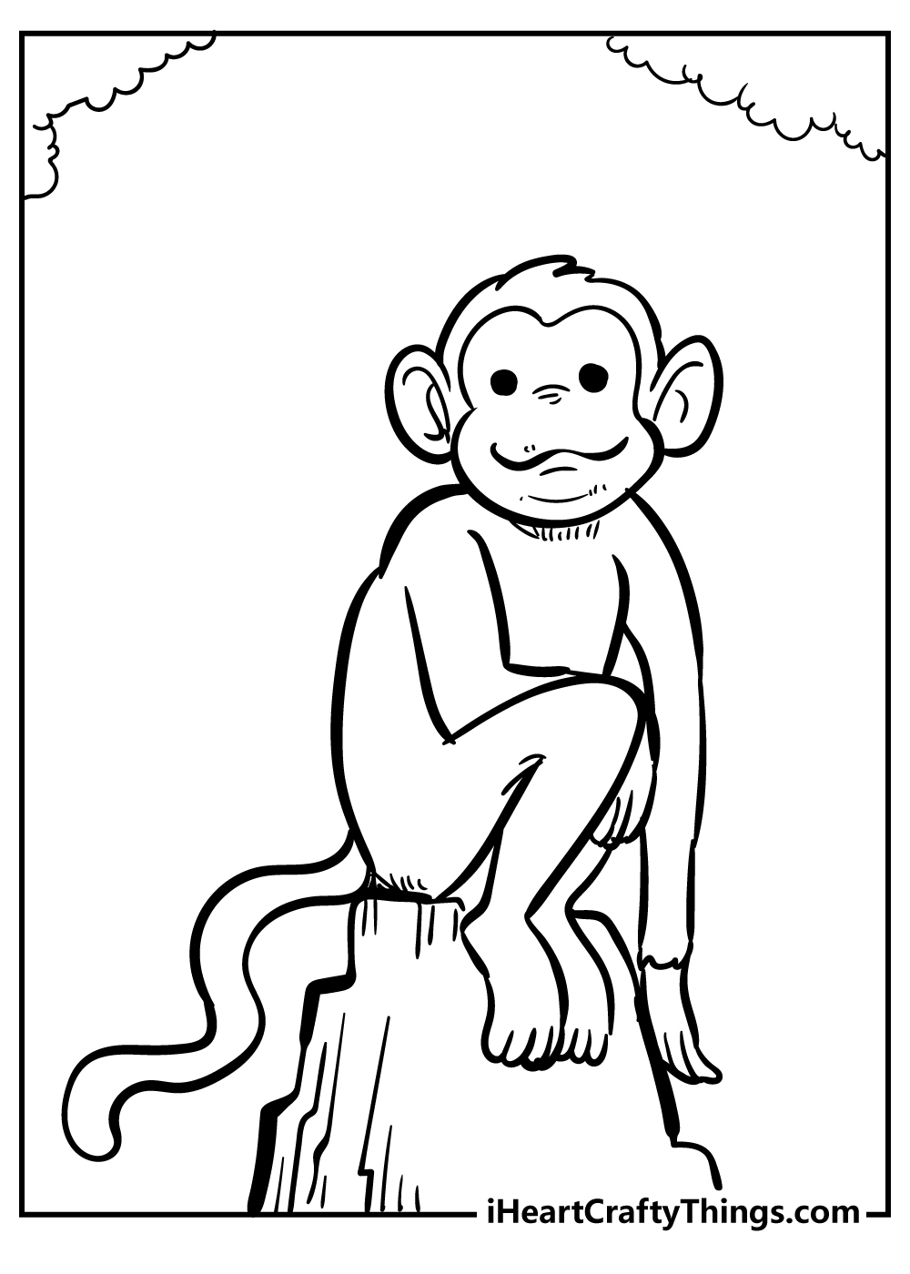 Get 85 Monkey Coloring Printables Ideas 41