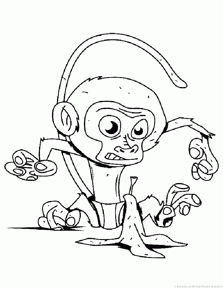 Get 85 Monkey Coloring Printables Ideas 46