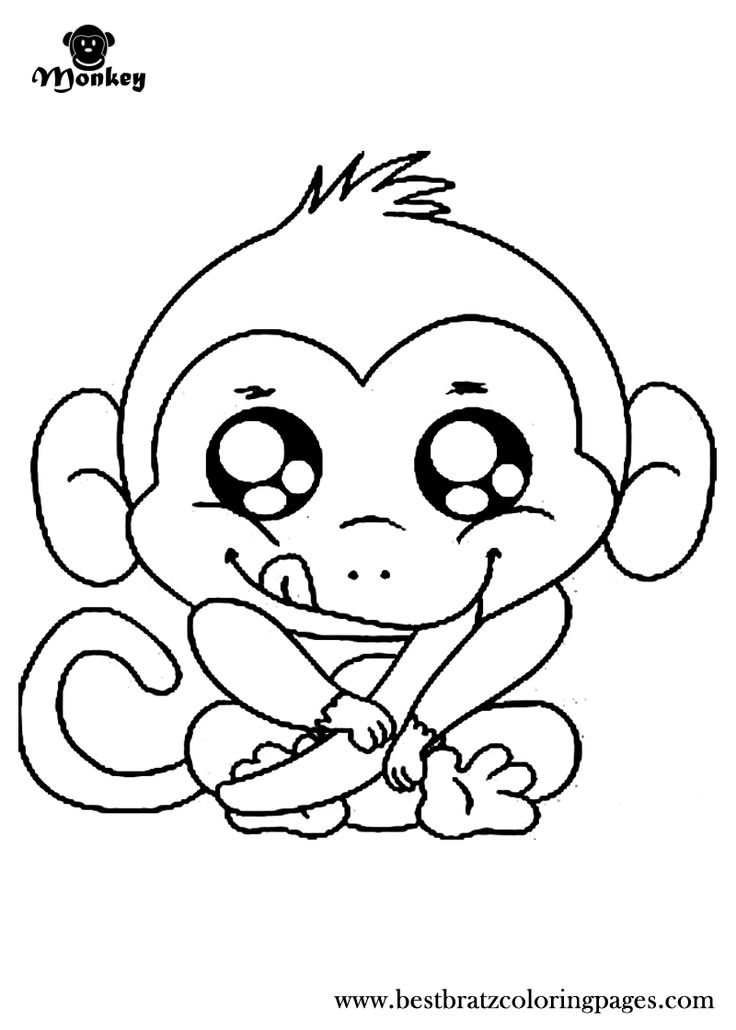 Get 85 Monkey Coloring Printables Ideas 7