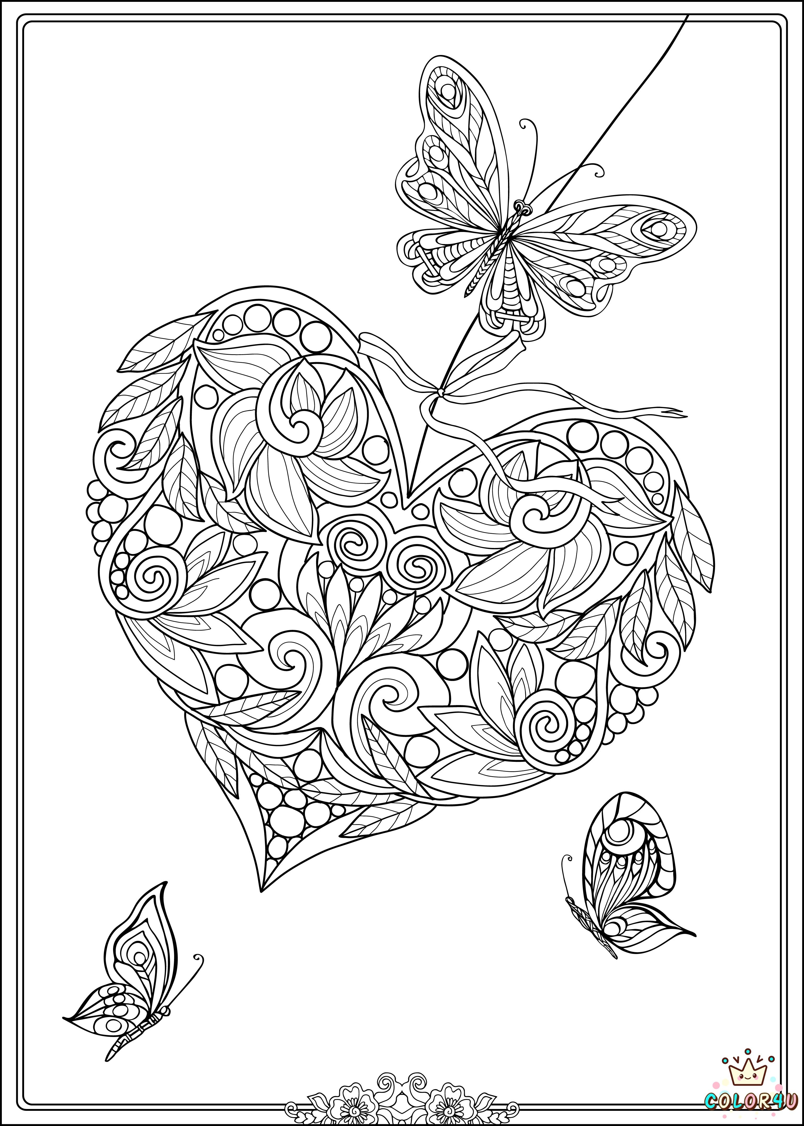 Get 85 Printable Flower Butterfly Coloring Pages Ideas 27