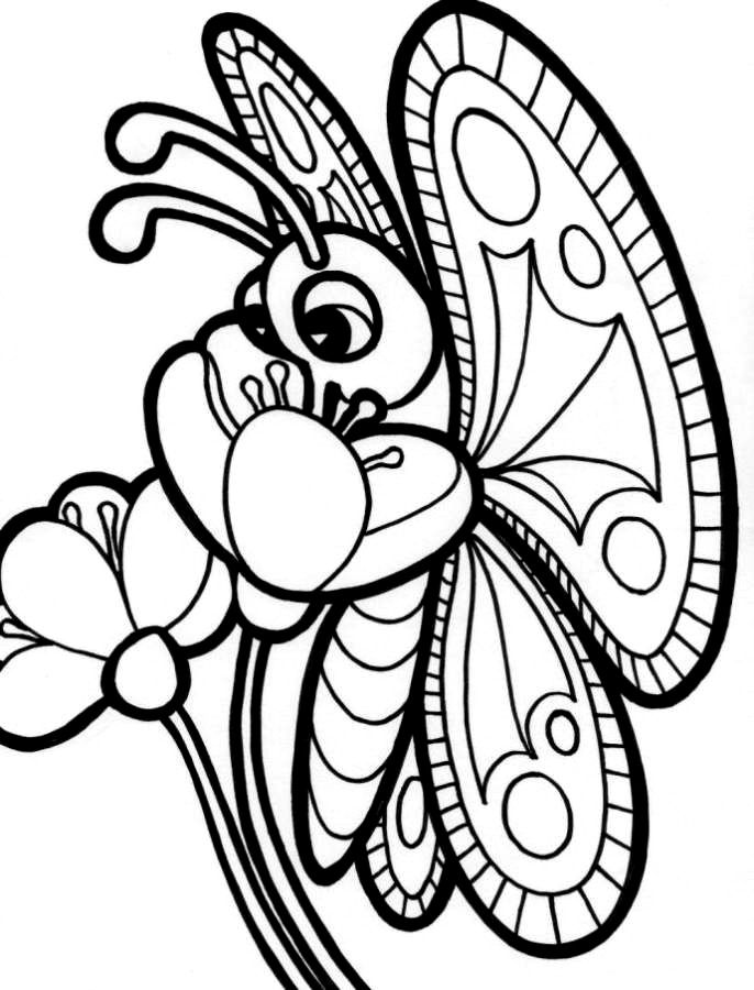 Get 85 Printable Flower Butterfly Coloring Pages Ideas 30