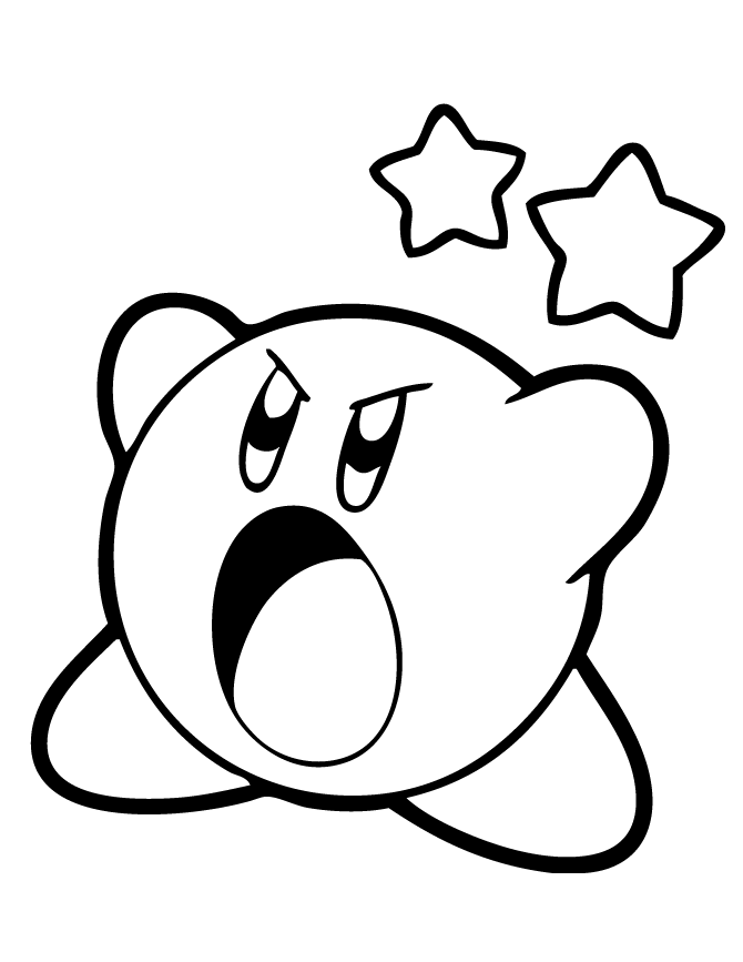 35 Printable Kirby Pictures To Color 13