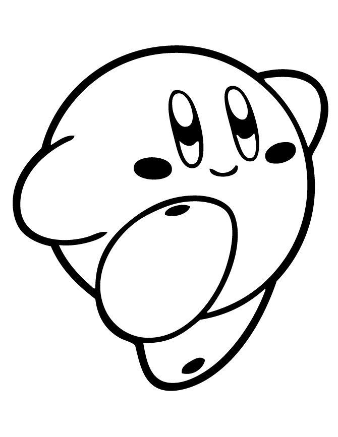 35 Printable Kirby Pictures To Color 14