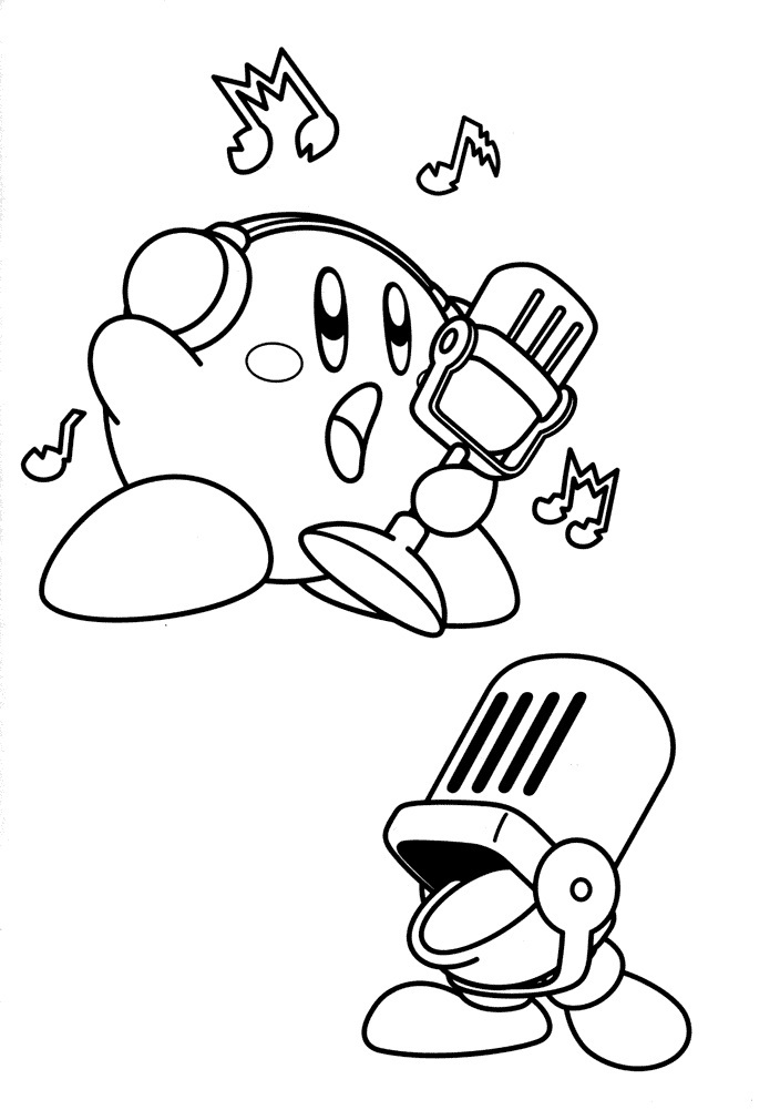 35 Printable Kirby Pictures To Color 26