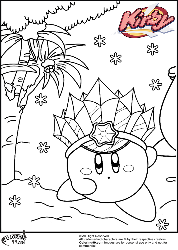 35 Printable Kirby Pictures To Color 28