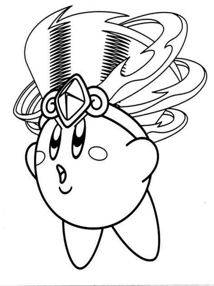 35 Printable Kirby Pictures To Color 3