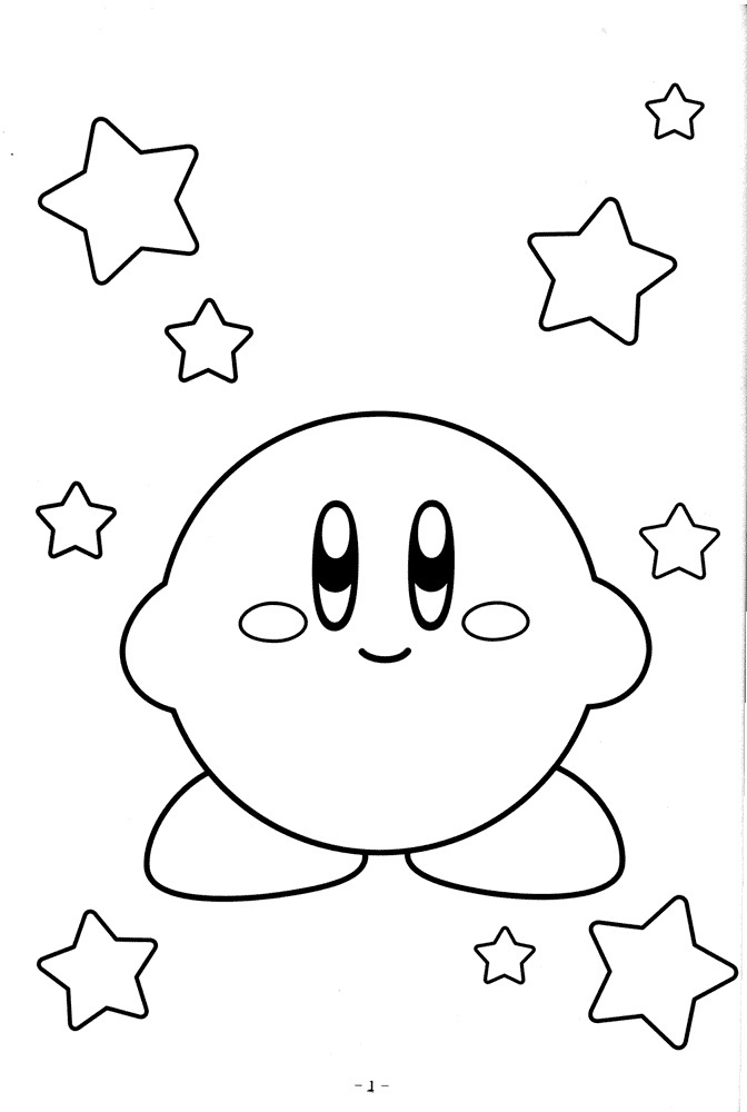 35 Printable Kirby Pictures To Color 9