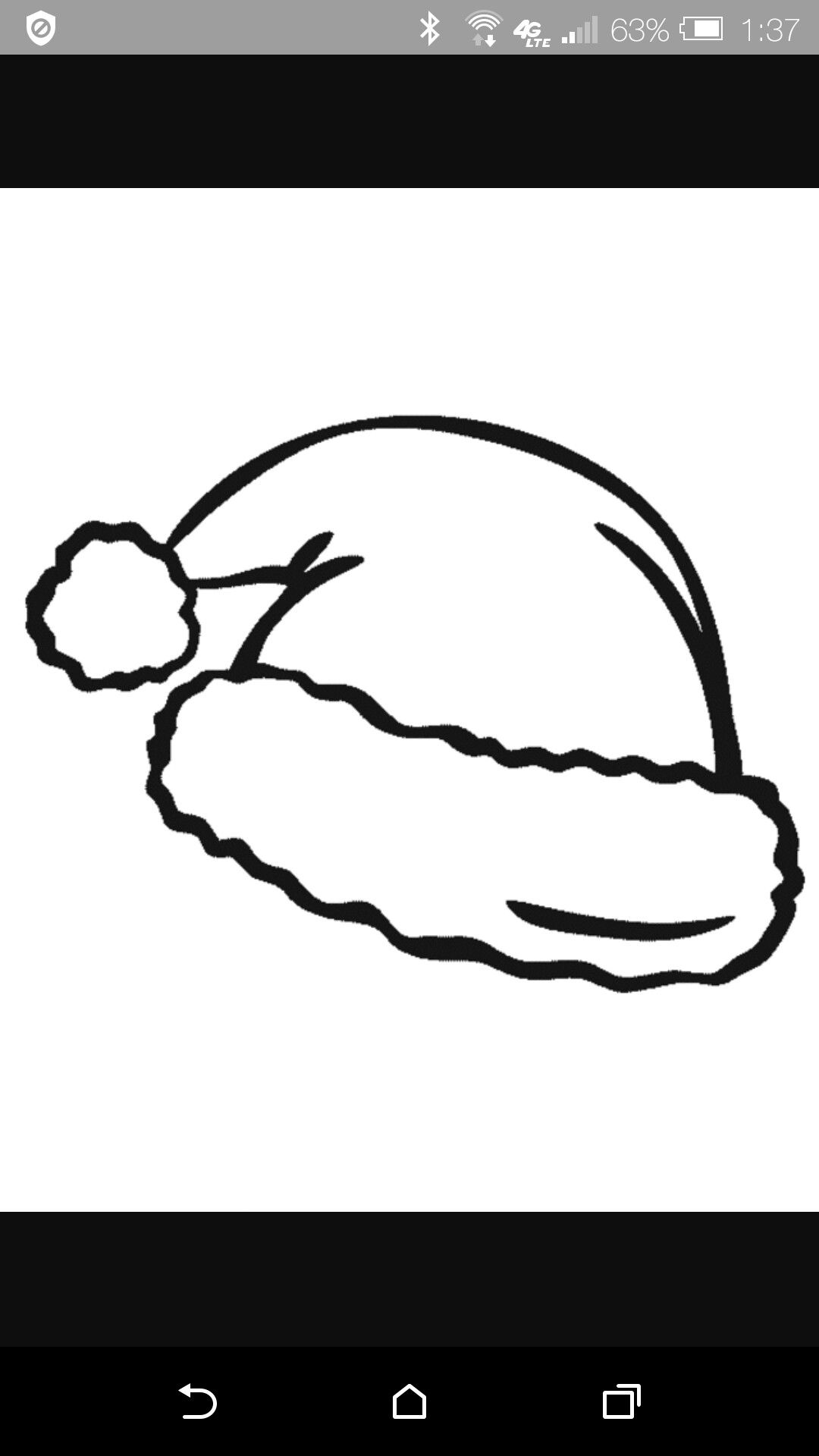 35 Printable Santa Hat Coloring Page 10