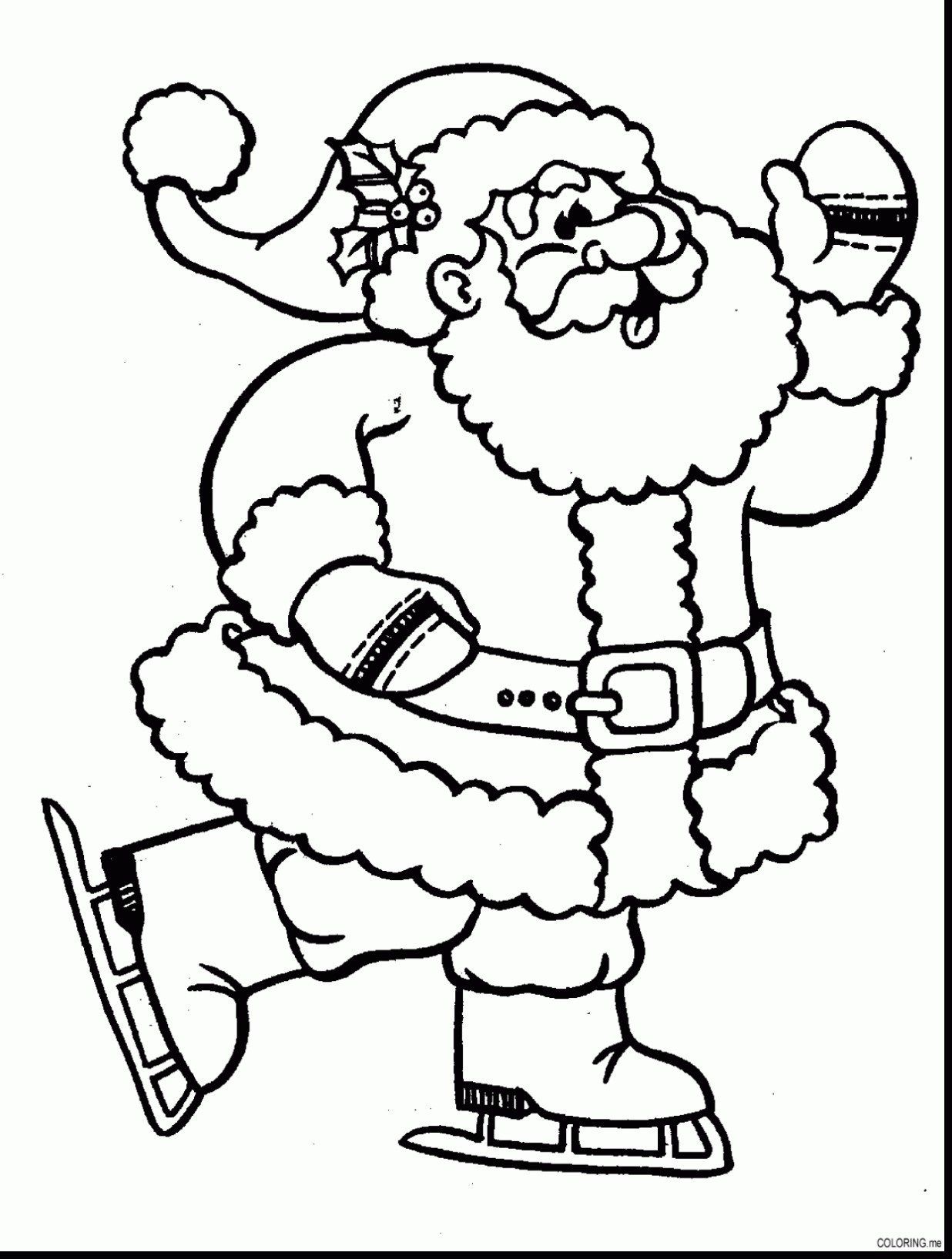 35 Printable Santa Hat Coloring Page 11