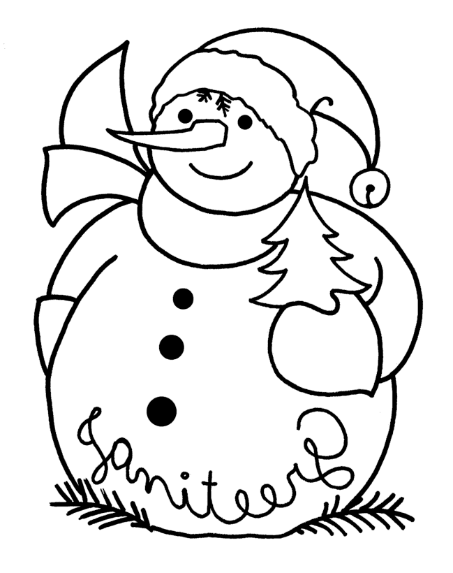 35 Printable Santa Hat Coloring Page 18