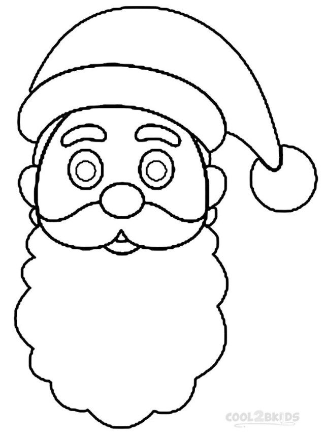 35 Printable Santa Hat Coloring Page 27