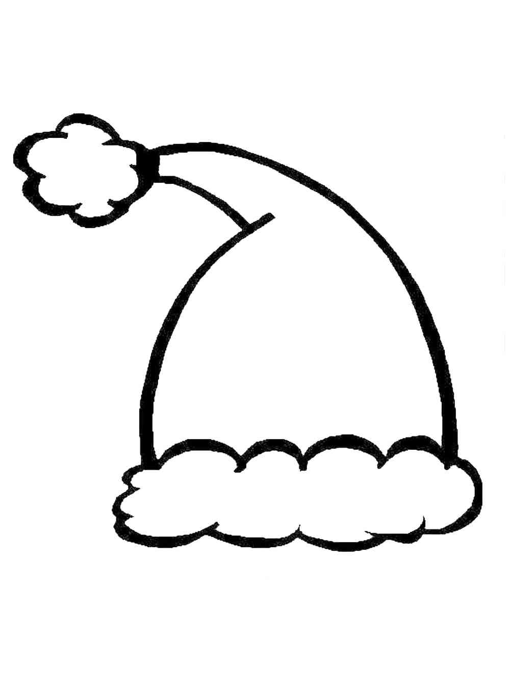 35 Printable Santa Hat Coloring Page 29