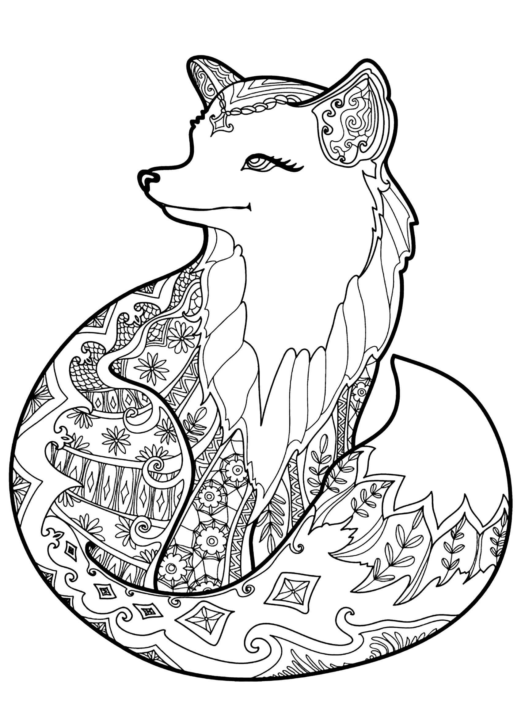 Save 60 Animal Coloring Pages Adults Ideas 28