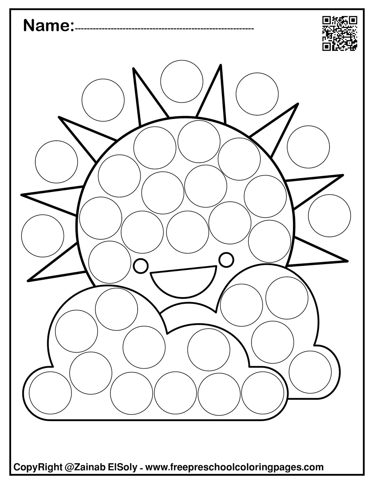 Save 60 Dot Coloring Pages Free Printable Summer Ideas 2