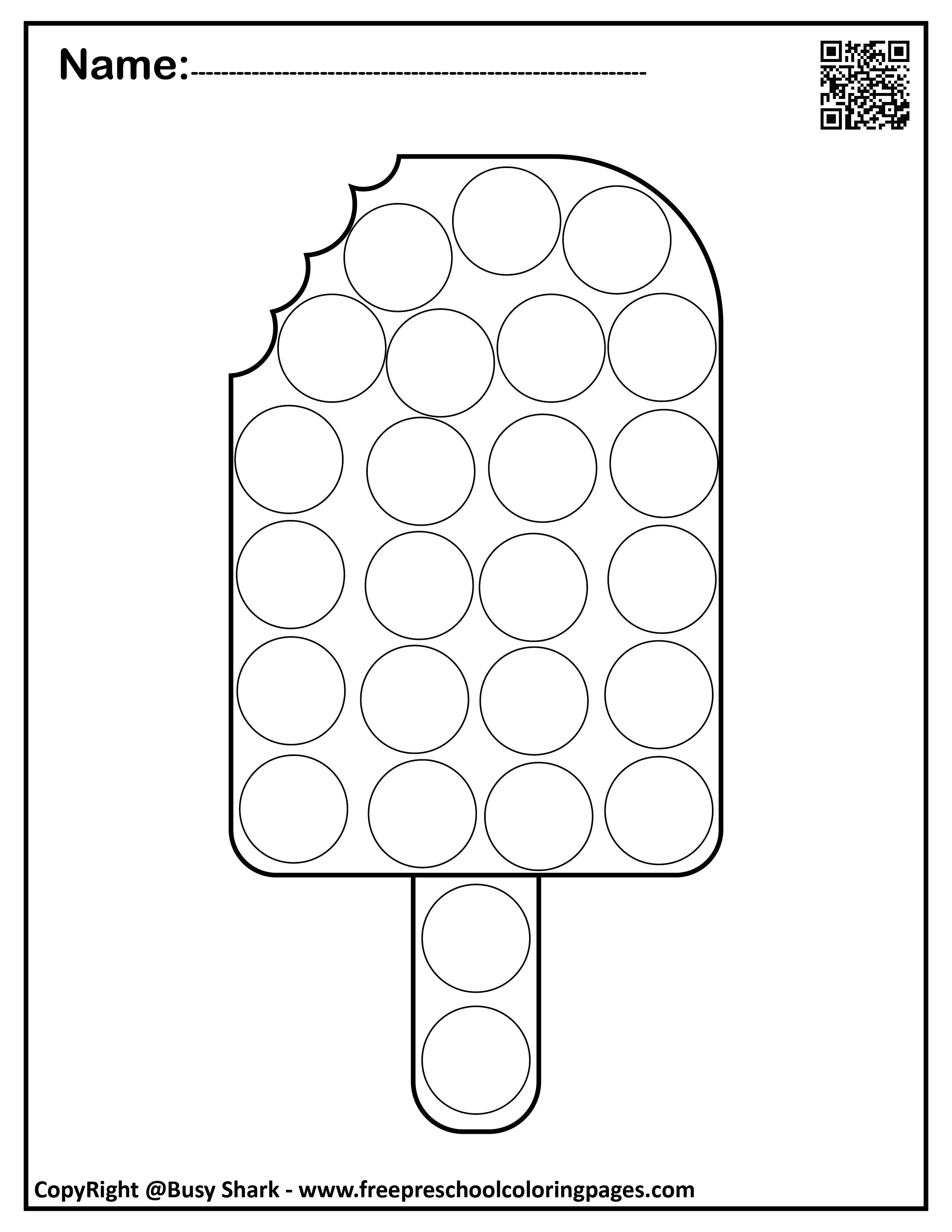 Save 60 Dot Coloring Pages Free Printable Summer Ideas 59