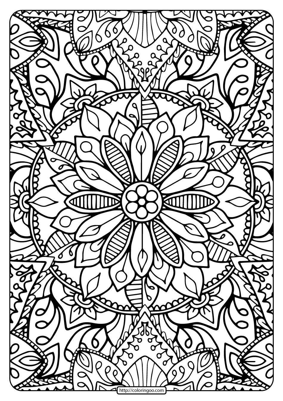 20 Adult Coloring Book Pages Free Printable Easy