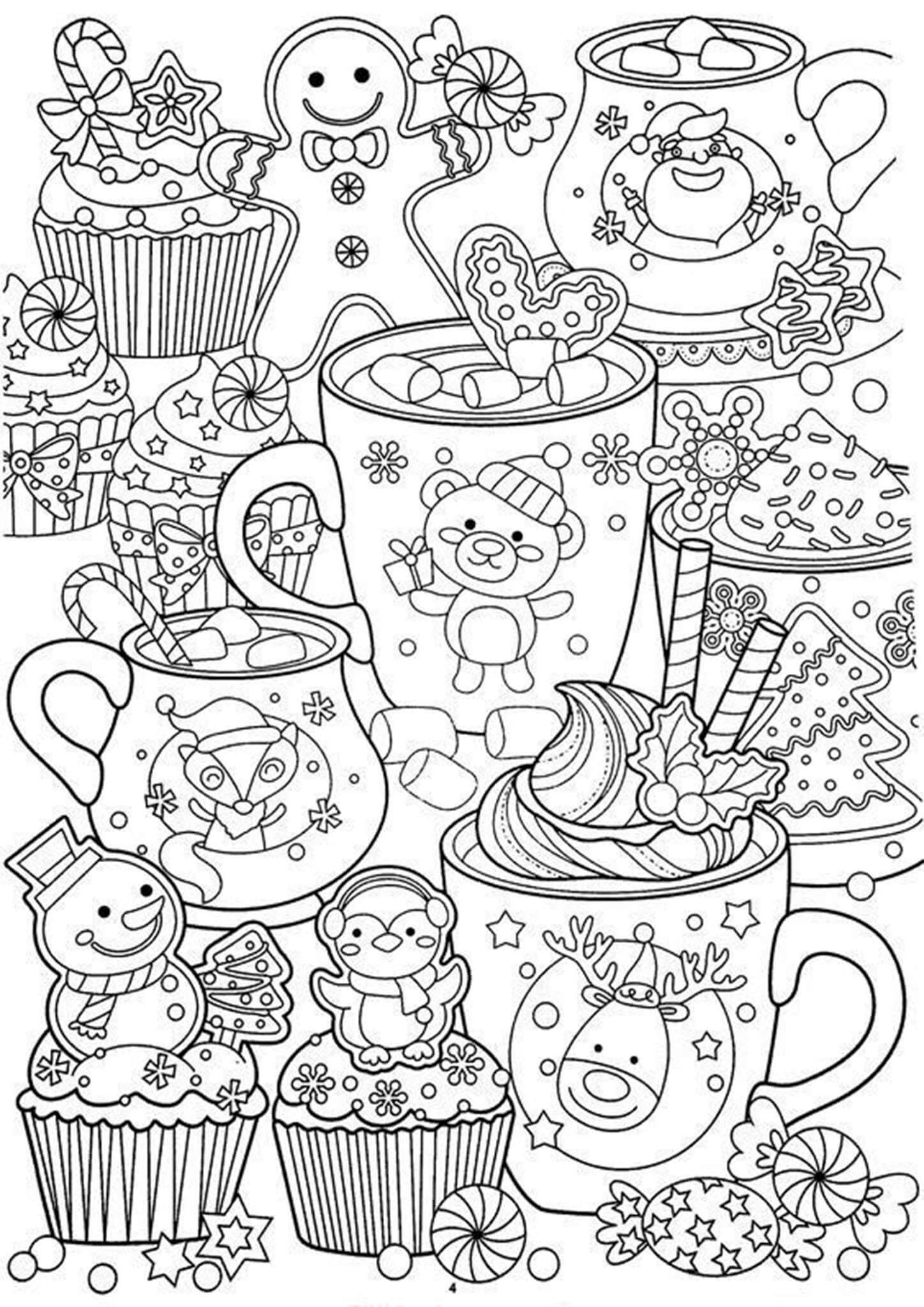 20 Adult Coloring Book Pages Free Printable Easy