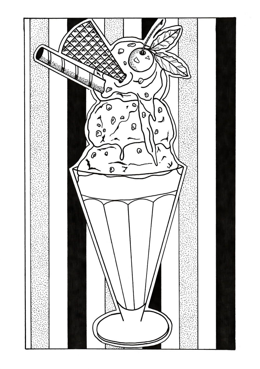 20 Adult Coloring Pages Ice Cream