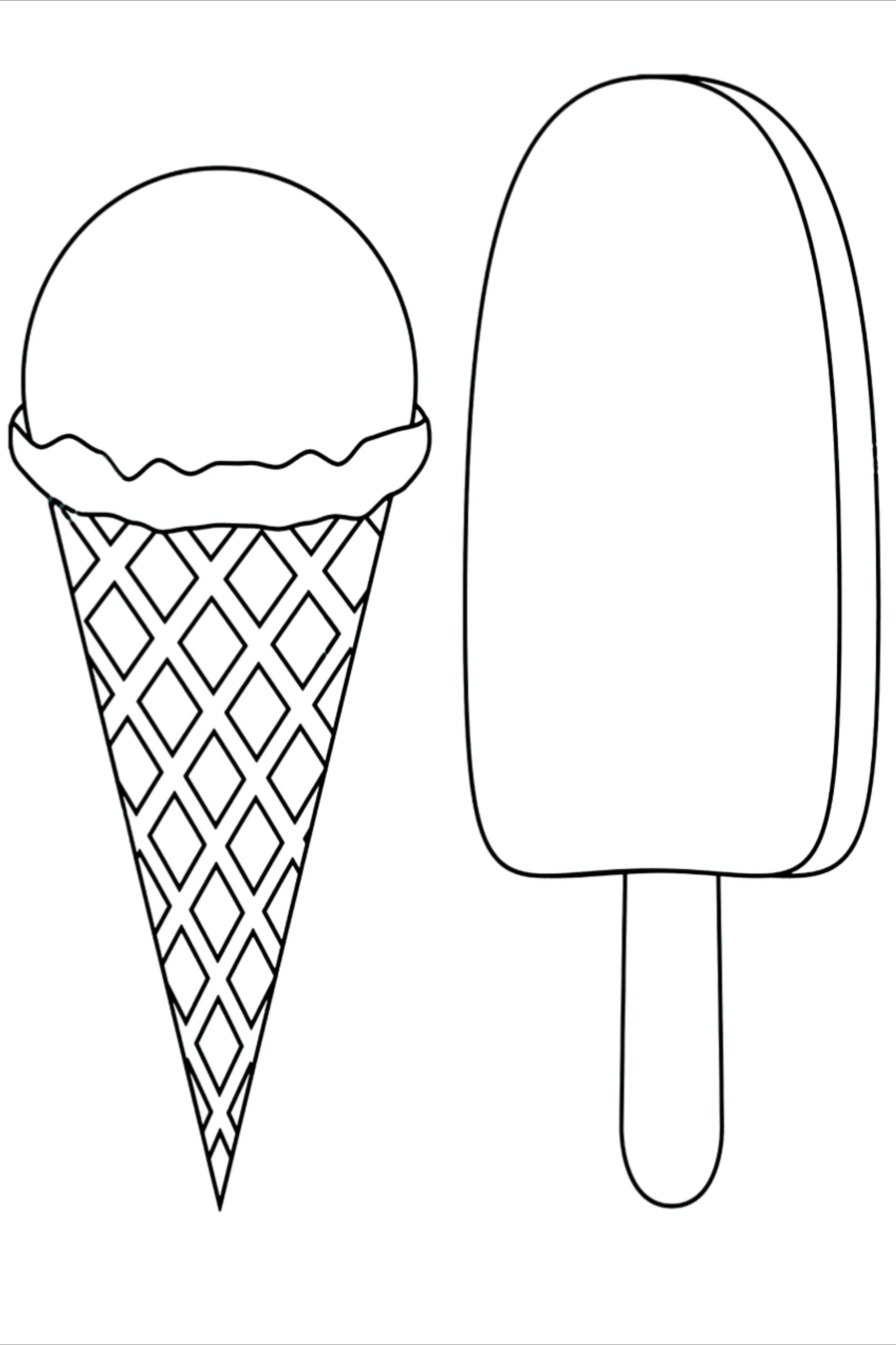 20 Adult Coloring Pages Ice Cream