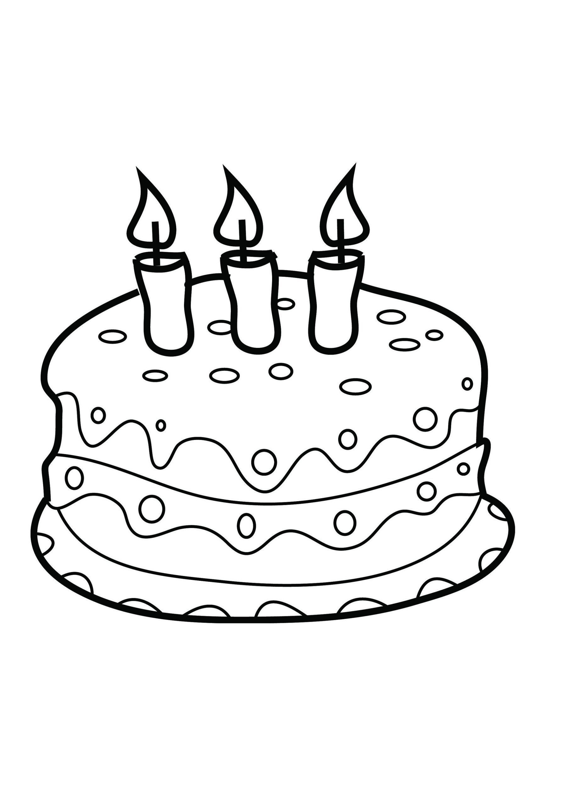 20 Birthday Cartoon Drawing Coloring Pages