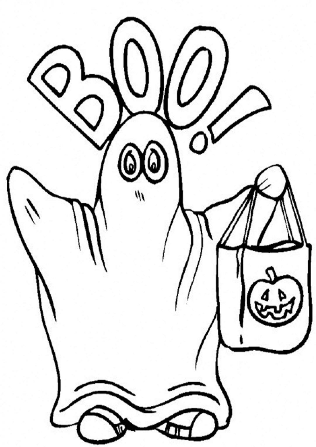 20 Bold And Easy Halloween Coloring Pages