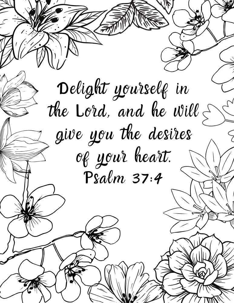 20 Coloring Pages Bible Verses Easy