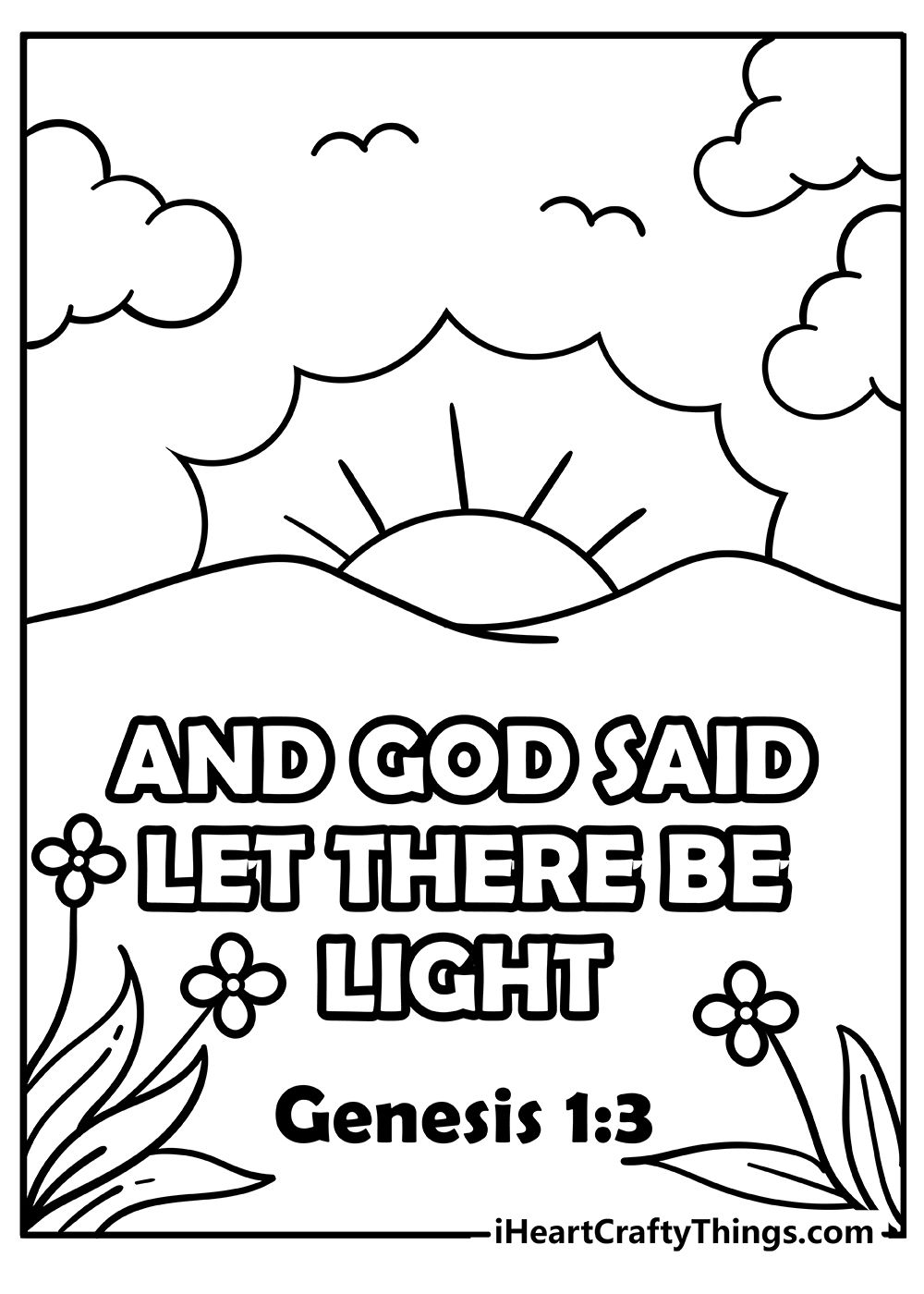 20 Coloring Pages Bible Verses Easy