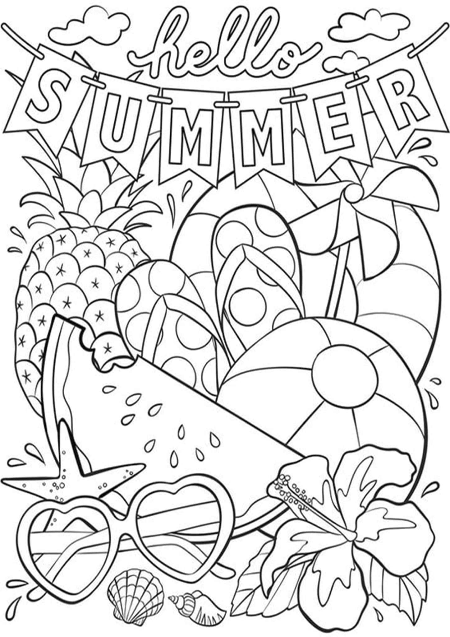 20 Coloring Pages Easy Adult