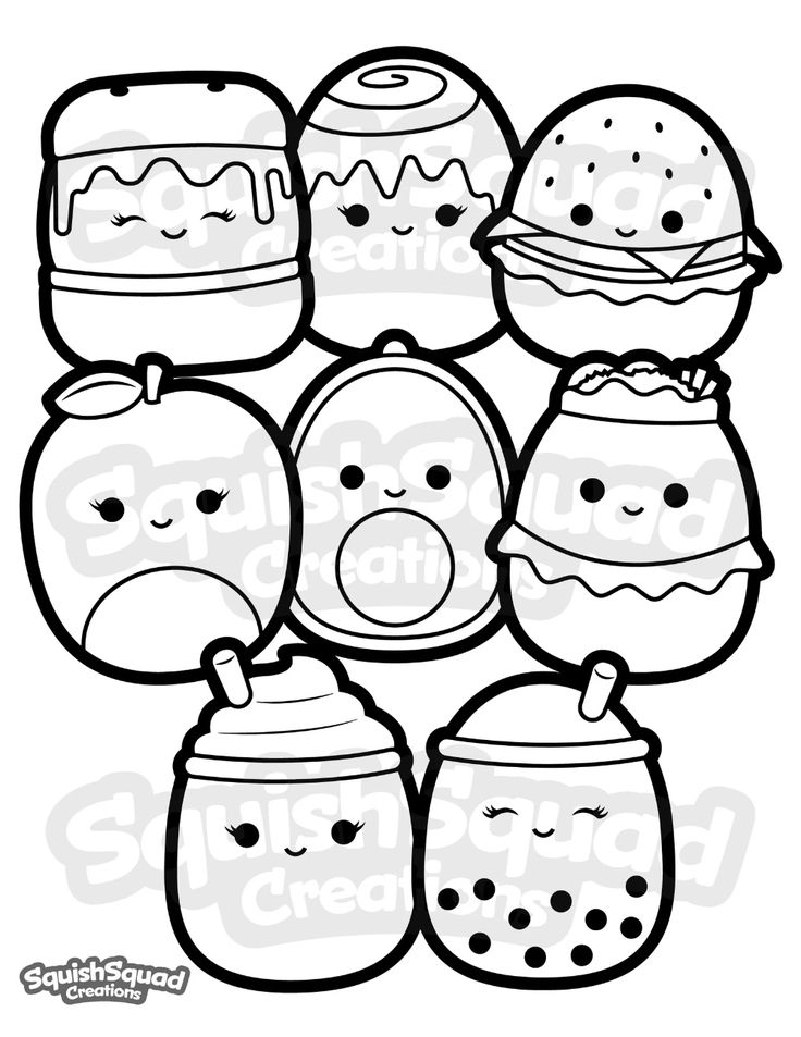 20 Coloring Pages To Print Food