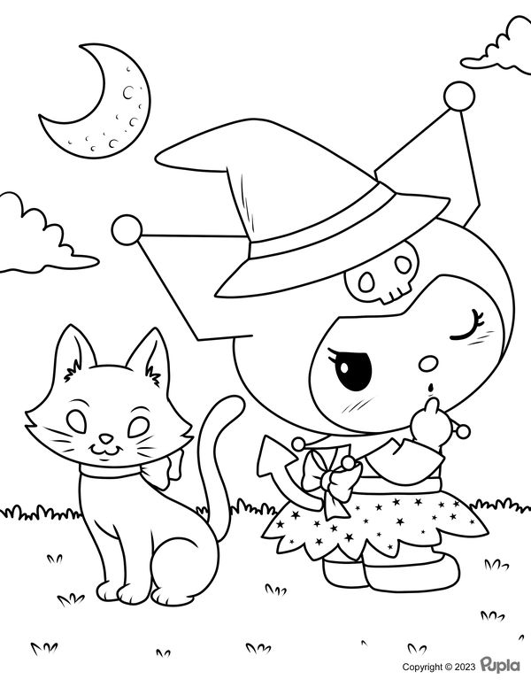 20 Cute Coloring Pages Easy Kuromi