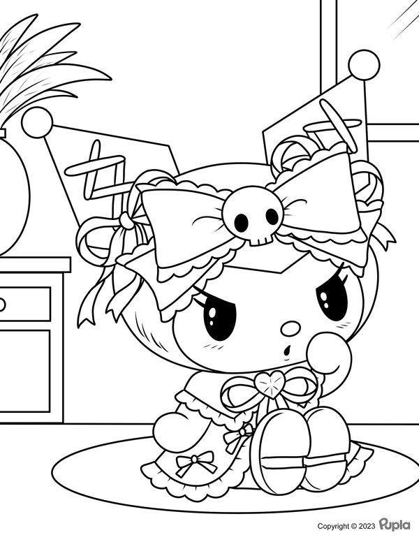 20 Cute Coloring Pages Easy Kuromi