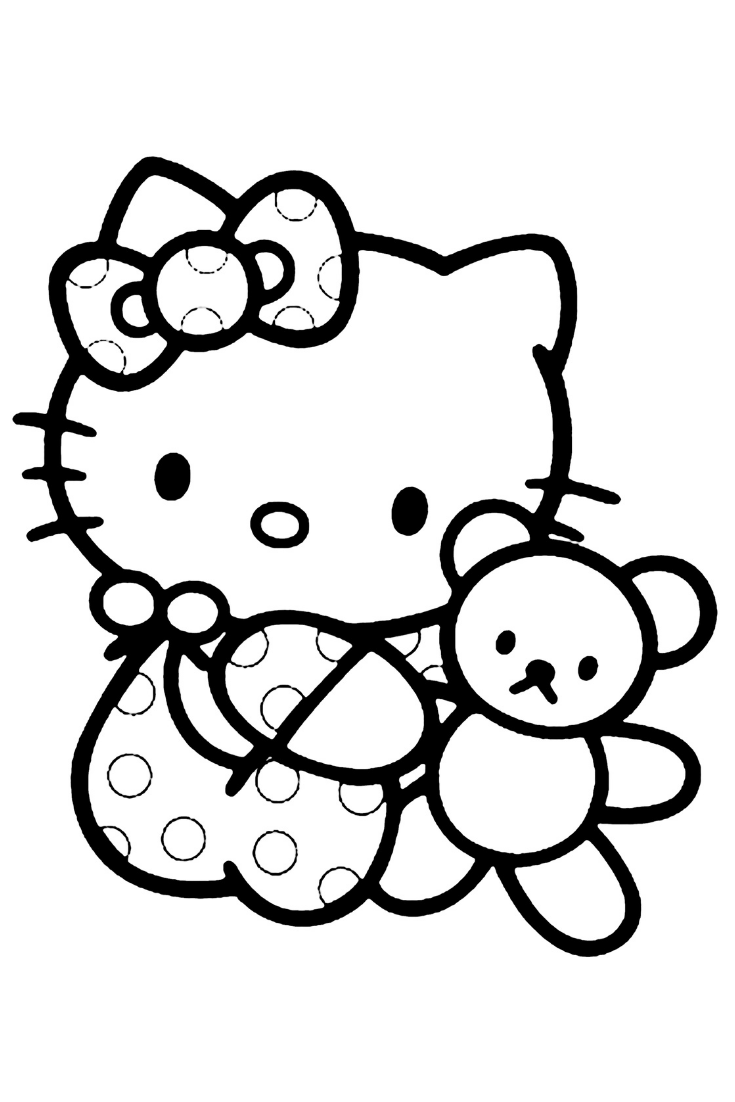 20 Hello Kitty And Daniel Coloring Page