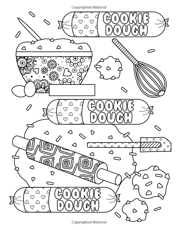 20 Junk Food Coloring Pages Easy