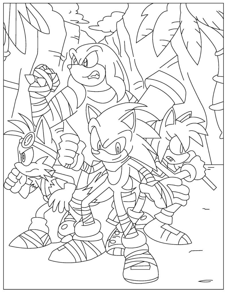 20 Tails Coloring Pages Sonic