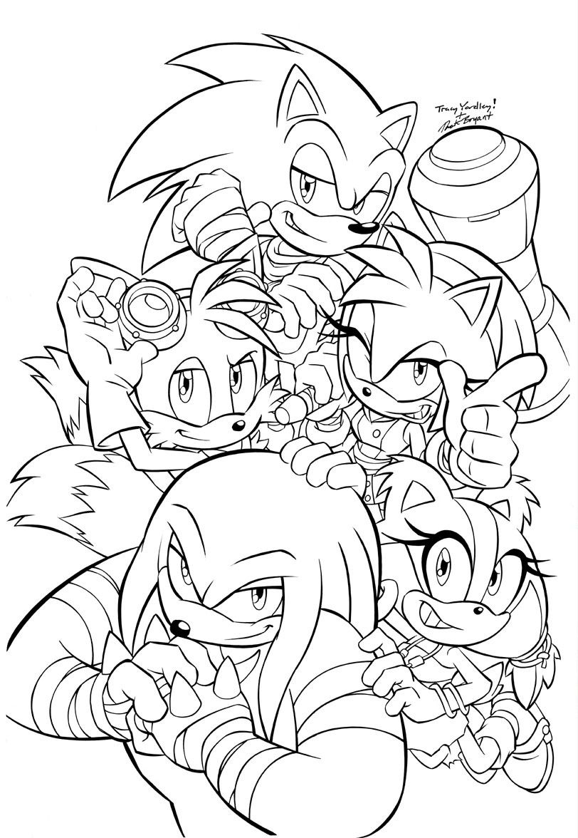 20 Tails Coloring Pages Sonic