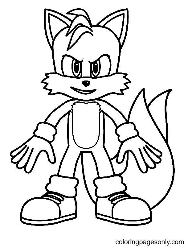 20 Tails Coloring Pages Sonic