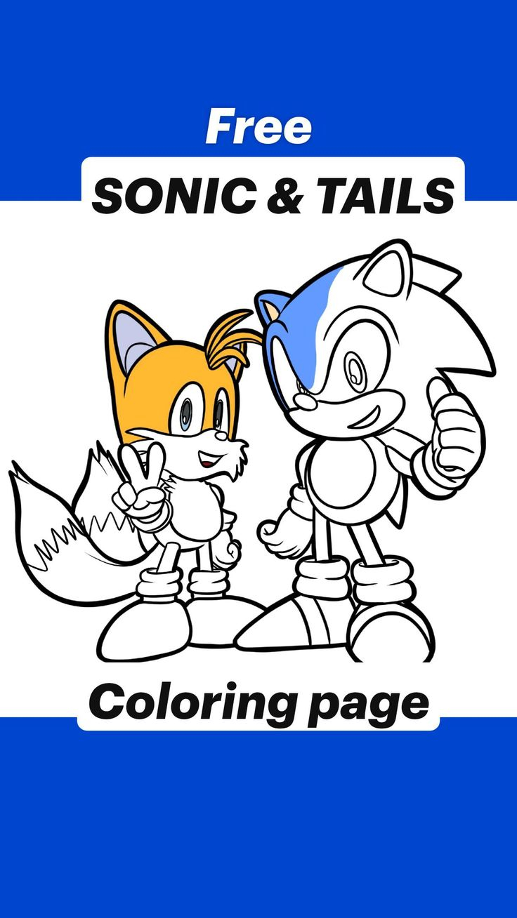 20 Tails Coloring Pages Sonic