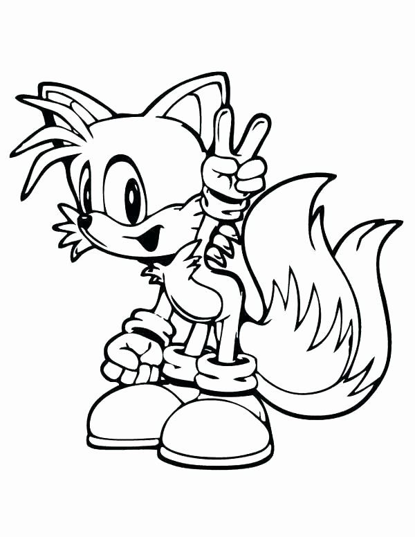 20 Tails Coloring Pages Sonic