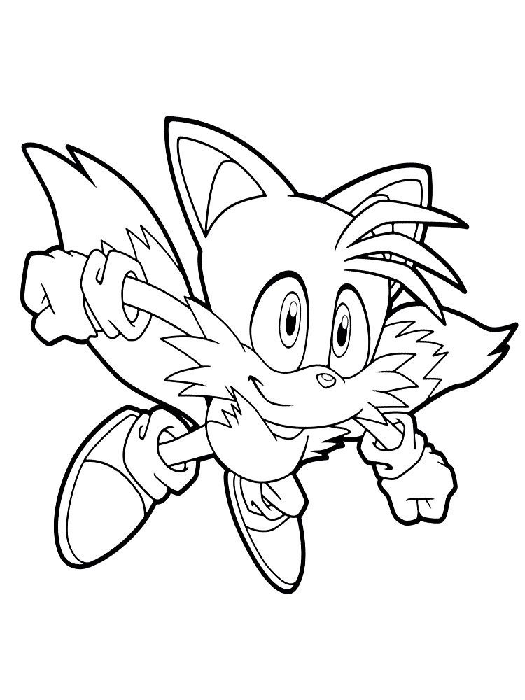 20 Tails Coloring Pages Sonic